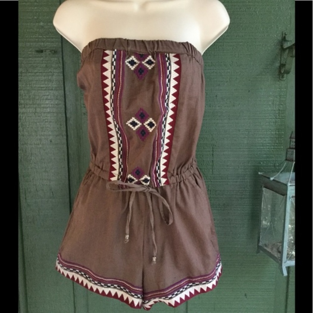 Adorable Embroidered Romper